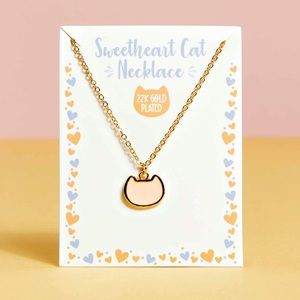 CATLADYBOX sweetheart cat necklace